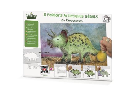 Créa Lign Dinosaury Kresliace šablóny