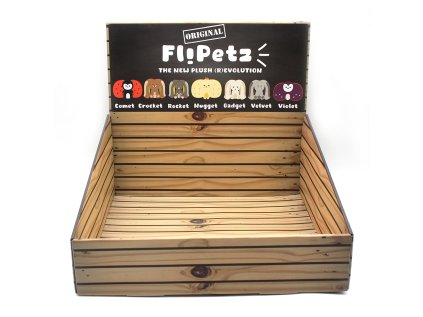 Les Deglingos Display na Flipetz plyšové zvieratka 2v1 Zvieratko/Ovocie