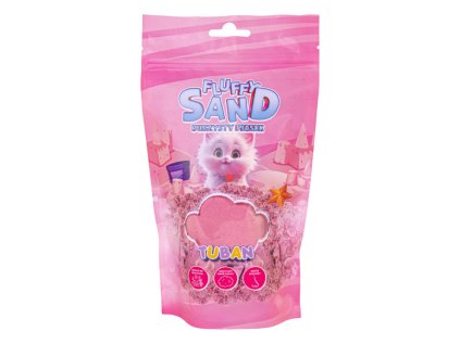 fluffy piesok 90g ruzovy tuban