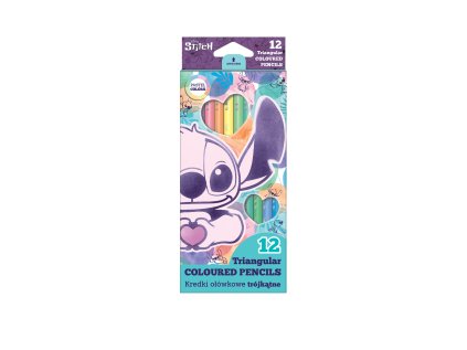 92047ptr trojhranne pastelky stitch pastel 12 ks 01
