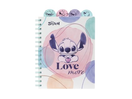 Coolpack Zápisník špirálový A5 so záložkami Stitch Pastel