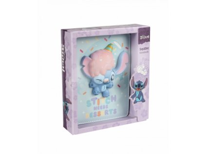 75231ptr zapisnik b6 s 3d postavickou dessert stitch pastel 01