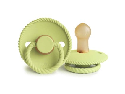 Frigg OKRÚHLY CUMLÍK ROPE GREEN TEA, 0-6M, KAUČUK