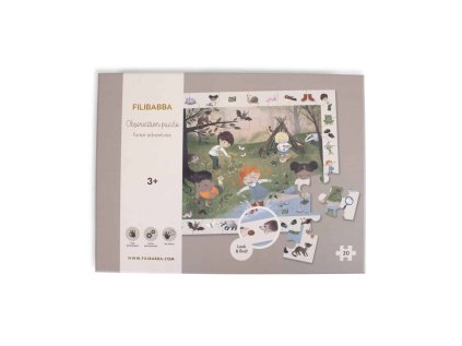 FILIBABBA PUZZLE PRE POZOROVATEĽOV - FOREST ADVENTURES