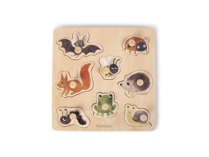 FILIBABBA DREVENÉ PUZZLE - FOREST FRIENDS