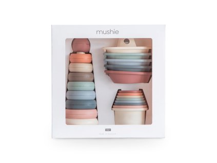 Mushie Toy Gift set package p