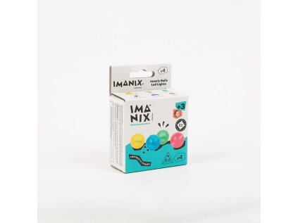 IMANIX PRÍSLUŠENSTVO K STAVEBNICI IMANIX - SLIDE LED IMABALLS - 4 KUSY