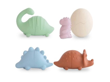 Dino Mold Free Bath Play Set 4 Pack p
