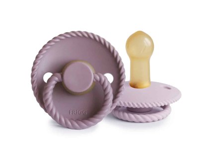 Frigg DVOJBALENIE CUMLÍKOV ROPE TWILIGHT MAUVE/ SOFT LILAC, 6-18M, KAUČUK (Variant TWILIGHT MAUVE/ SOFT LILAC)