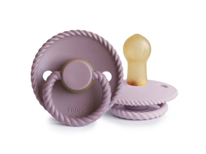 Frigg DVOJBALENIE CUMLÍKOV ROPE TWILIGHT MAUVE/ SOFT LILAC, 0-6M, KAUČUK (Variant TWILIGHT MAUVE/ SOFT LILAC)