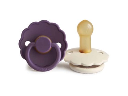 Frigg DVOJBALENIE CUMLÍKOV DAISY VIOLET DREAM/ CREAM, 6-18M, KAUČUK (Variant Violet dream/Cream)