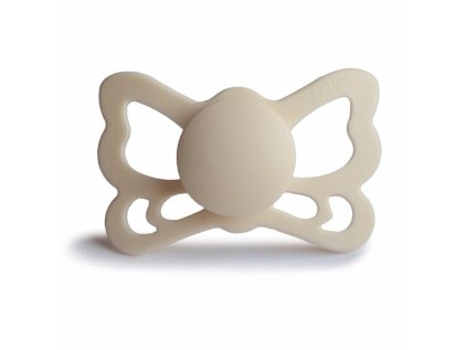 Frigg ANATOMICKÝ CUMLÍK BUTTERFLY CREAM, 6-18M, SILIKÓN (Variant CREAM)