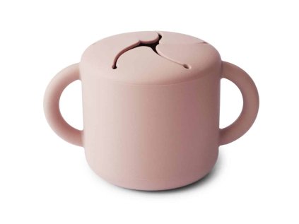 MUSHIE SILIKÓNOVÝ POHÁRIK NA SNACK (Variant Blush)