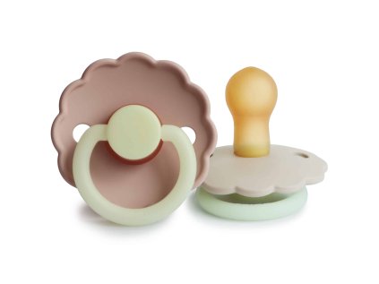 Frigg CUMLÍKY DAISY NIGHT BLUSH/ CREAM, +6M, KAUČUK