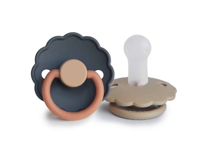 Frigg DVOJBALENIE CUMLÍKOV DAISY AURORA/ CROISSANT, +6M, SILIKÓN (Variant AURORA/ CROISSANT)