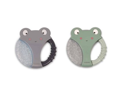 FILIBABBA chladiace hryzátka žabky, 2 ks v balení (Variant Frog)