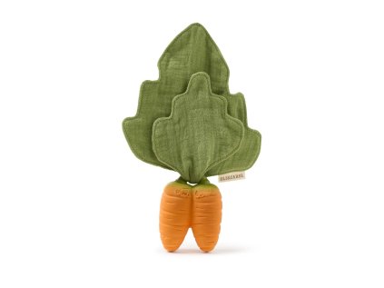 OLI&CAROL HRYZADLO A MOJKÁČIK MINI DOUDOU (Variant Doudou carrot)