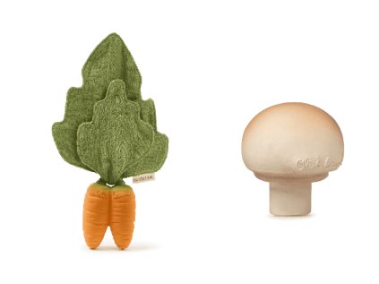 OLI&CAROL SET MINI DOUDOU MANOLO (Variant Radish and rake)