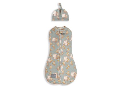 14635 zavinovacka sleepee first step swaddle s cepickou zdarma vintage animals sky blue