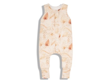 Sleepee Celoročný spací vak s nohavicami Bohemian Sand/Bohemian Botanic