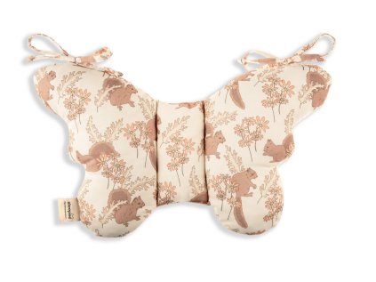 Stabilizačný vakúšik Sleepee Butterfly pillow Vintage Animals Almond