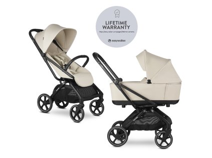 EASYWALKER Kočík kombinovaný Rockey L (Farba Béžová, Variant Bright Taupe)