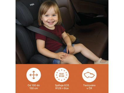 ZOPA Autosedačka Beta i-Size (Variant Grey, Farba Sivá)