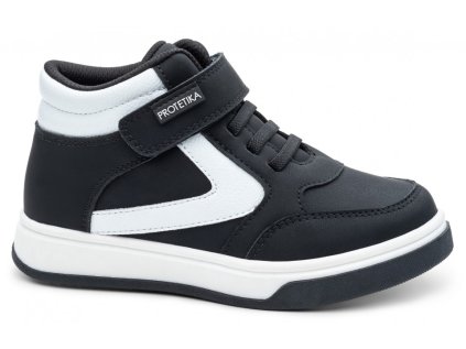 Protetika - Detské prechodné topánky NEREA NERO (Veľkosť topánok 38, Veľkosť topánok v cm 25)