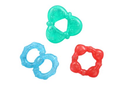 BRIGHT STARTS Hryzačka plnená vodou tvary Stay Cool Teethers™ 3ks, 3m+