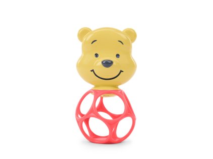 BRIGHT STARTS Hryzačka s hrkálkou Winnie the Pooh™ Hunny & Shake™ 2ks, 0m+