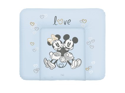 CEBA Podložka prebaľovacia mäkká na komodu (85x72) Disney Minnie & Mickey (Variant Grey)