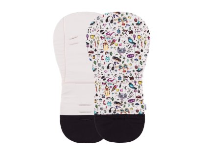 PETITE&MARS Vložka do kočíka Foamy Limited 100 Tattoo