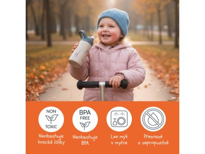 ZOPA Termoska na pitie Sport 400 ml (Variant Dino)