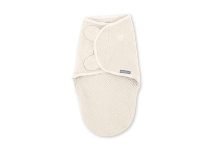 INGENUITY Zavinovačka SwaddleMe™ Ulitka mušelínová Cream 1,5 TOG 0-3m