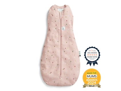 ERGOPOUCH Zavinovačka a vak na spanie 2v1 Cocoon Daisies - 0,2 tog (Variant 0-3 m, 3-6 kg)