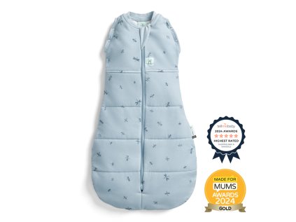 ERGOPOUCH Zavinovačka a vak na spanie 2v1 Cocoon Dragonflies 0-3 m, 3-6 kg, 2,5 tog (Variant 0-3 m, 3-6 kg)