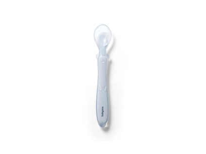 BABYONO Lyžička silikónová - 6m+ (Variant blue)
