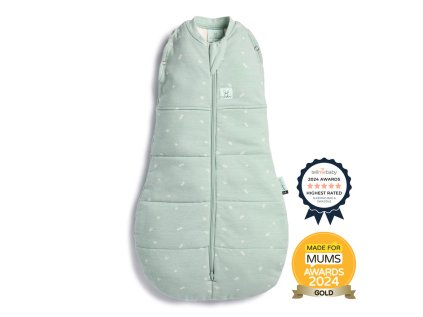 ERGOPOUCH Zavinovačka a vak na spanie 2v1 Cocoon Sage - 2,5 tog (Variant 0-3 m, 3-6 kg)