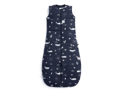 ERGOPOUCH Vak na spanie organická bavlna Jersey Whale - 2,5 tog (Variant 3-12 m, 6-10 kg)