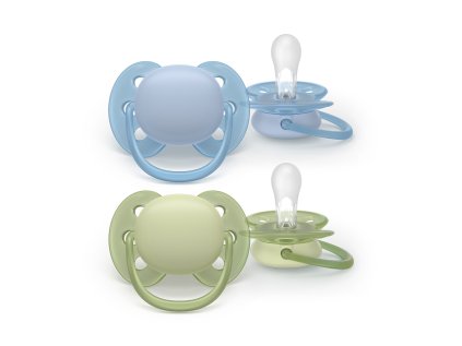 Philips AVENT Cumlík Ultrasoft Premium 0-6m chlapec 2 ks