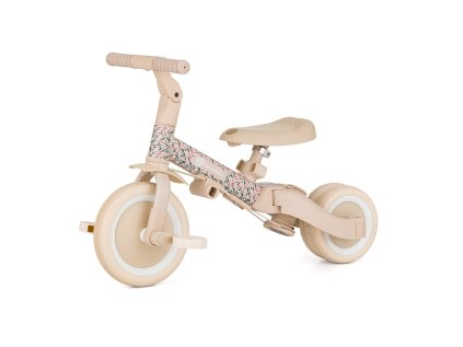 PETITE&MARS Trojkolka multifunkčná 5v1 Turbo - limitovaná edícia Pink Meadow
