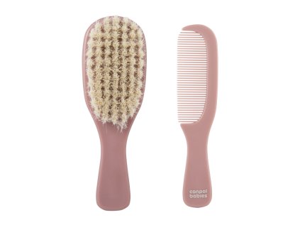 canpol babies hreben a kefa prirodna makka gold ruzova