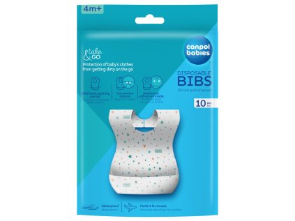 kopia z canpol babies podbradnik plastovy s vreckom babiesboo panda