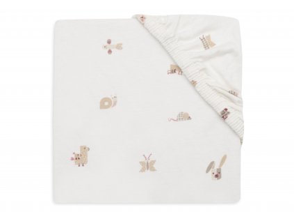 Jollein Napínacia plachta 40/50 x 80/90 cm (Variant Animal Friends)