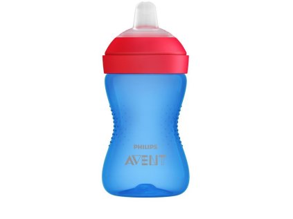 Philips AVENT Hrnček 300 ml Grippy s mäkkým náustkom chlapec