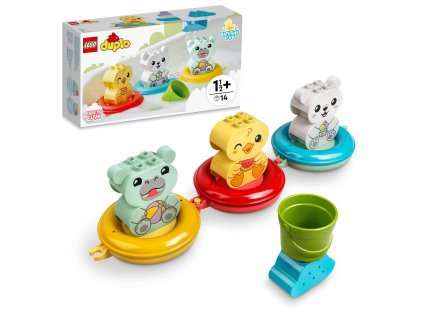 Lego Zábava vo vani : Plávajúci vláčik so zvieratkami