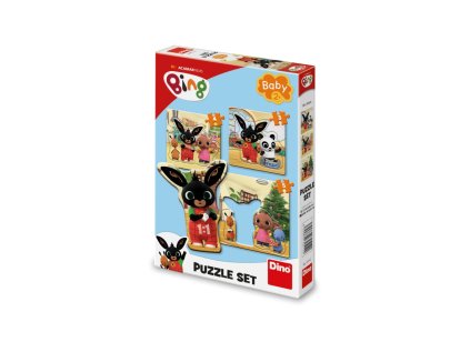 Dino BING A KAMARÁTI 3-5 baby Puzzle set