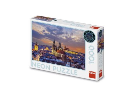 Dino POHĽAD NA HRADČANOV 1000 neón Puzzle