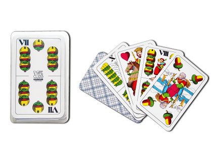 Hrací karty Mariáš dvojhlavý - kára