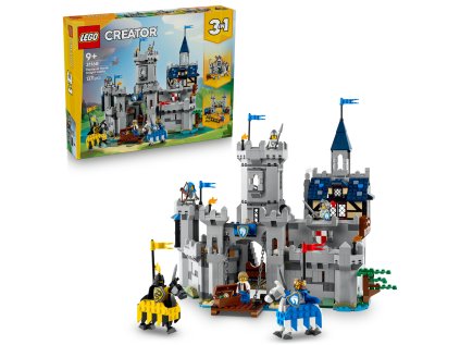 Lego Stredoveký hrad a rytieri na koňoch